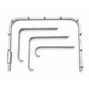 Kit complet d'instruments chirurgicaux orthopédiques pour la rétraction de la hanche, auto-fixant, pour la chirurgie de remplacement de la hanche - Product Image 5