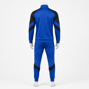 Chándal con cremallera para hombre hecho con tela deportiva cómoda y construcción flexible para entrenamientos, ejercicios y actividades al aire libre. - Product Image 5