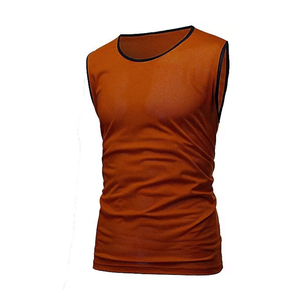 Custom Reversible Soccer <b>Training</b> <b>Bibs</b> Breathable 100% Cotton Oxford Fabric Anti-Pilling Vests High Quality Oversized Wholesale - Product Image 3