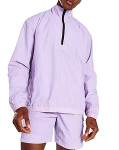 Chaqueta Cortavientos de Nailon Personalizada para Correr, para Hombre, Transpirable, Talla Grande, Delgada, Resistente al Viento, con Decoración Bordada - Product Image 1