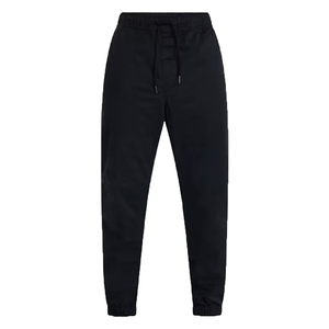 Wholesale Custom Logo Men's Navy Blue High Waist Sweatpants Side Pockets Drawstring Closure Elastic Waist Casual Joggers Winter - Product Image 1