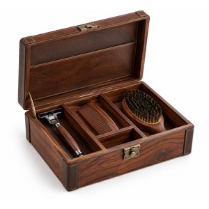 Sheesham Wood <b>Grooming</b> Valet Kit Wholesale | Handcrafted Rosewood Storage <b>Box</b> - Product Image 1