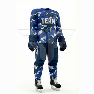 Uniforme de Hockey sobre Hielo, Ropa Deportiva de Poliéster, Jersey de Equipo, Uniforme de Hockey sobre Hielo de Alta Calidad - Product Image 1