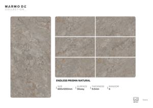 Carreaux de porcelaine brillants de haute qualité et élégants, format 600x1200, grand format, pour sols et murs intérieurs - Product Image 5