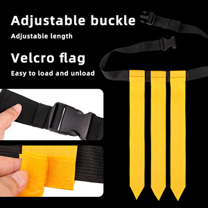 Cinturón de Bandera de Fútbol Ajustable para Adultos, Impresión Digital en Poliéster y PVC, Personalización de Marca de Equipo para Entrenamiento, Clovix Sports - Product Image 5