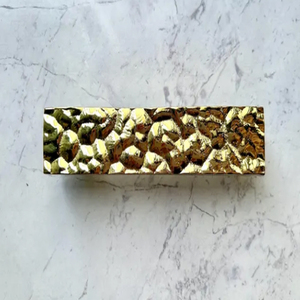 Hammered Metal <b>Bar</b> <b>Pulls</b> in Mosscast Texture Handmade Aluminum Cast Cabinet Handle Modern Metal Rectangle Door <b>Pull</b> Door Handle - Product Image 1