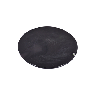 Onyx noir naturel 70,1 carats 58x58mm forme ronde pierre précieuse non montée - Product Image 4