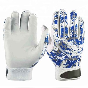 Gants de frappeur de baseball professionnels personnalisés pour adultes, fermeture auto-agrippante, légers, respirants, en cuir durable, unisexes, pour l'entraînement - Product Image 1