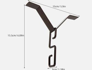 Supports de fixation et crochets en V pour installation de chaînes de pluie en métal pour jardins extérieurs – Fournisseur de quincaillerie pour installation de gouttières - Product Image 5