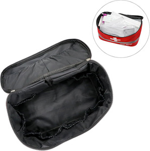 Bolsa organizadora médica de cuero PU duradero para almacenamiento de medicamentos de emergencia, botiquines de primeros auxilios y viajes, a la venta a precio de mayoreo. - Product Image 2