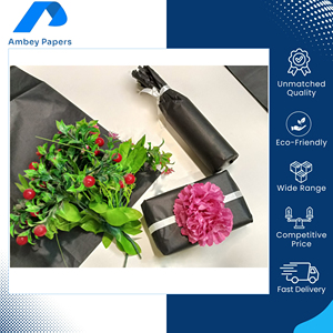 Indian Manufacturer of Top Class Quality Smooth Finish 18–80 GSM <b>Wrapping</b> Solid Colored <b>Tissue</b> <b>Paper</b> for Global Bulk Buyers - Product Image 2