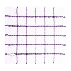 Serviettes de cuisine au style unique, antimicrobiennes, texturées, rayées, en coton, séchage rapide, compressées - Product Image 3