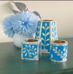 Brûleur d'encens en bois avec incrustation de nacre et couvercle en acrylique pour les cadeaux du Ramadan et de l'Aïd, Mukhbara décoratif, nouvelles arrivées - Product Image 2