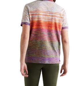 Camiseta de Algodón de Punto para Hombre, Talla Grande, Venta al por Mayor, Manga Corta, Deportiva, Informal, con Cuello, Transpirable, para Verano, Corte Regular - Product Image 3