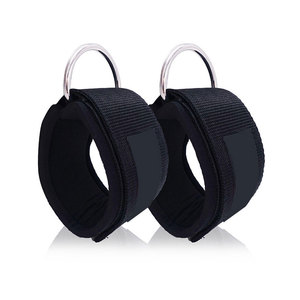 Sangle de cheville rembourrée réglable pour bandes de résistance, fixation robuste et respirante pour câble de gym - Product Image 1