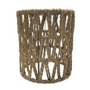 Woven Rattan Lampshades Handmade Natural Wicker Lamp Shade Cover Cylinder Design for Pendant Table and Floor Lamp Decor - Product Image 1