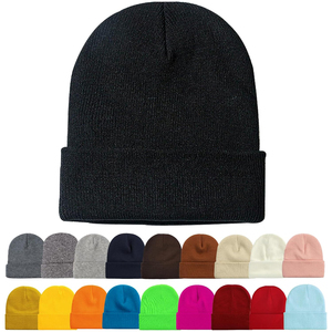 <b>Warm</b> Beanie <b>Hat</b> for Winter Outfit with Soft Knit Fabric Comfortable Fit and Modern Fashion Style - Product Image 6