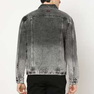 Premium Quality Stylish Designed <b>Men</b> Winter Wear Jeans <b>Jacket</b> Long Sleeve Button up Cuff Patches Attached <b>Men</b> <b>Denim</b> <b>Jacket</b> - Product Image 3