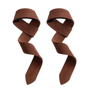 Correas de Levantamiento de Pesas de Cuero Vacuno con Logotipo Personalizado, Resistentes, Ligeras, Plegables, Suaves, Ajustables y Antideslizantes - Product Image 1