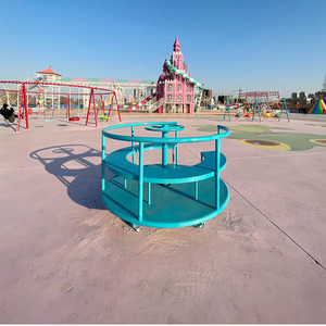 Nóng bán sân chơi ngoài trời thép <span class=keywords><strong>Merry</strong></span>-<span class=keywords><strong>GO</strong></span>-<span class=keywords><strong>Round</strong></span> <span class=keywords><strong>Carousel</strong></span> thiết bị trẻ em của công viên giải trí cơ sở cho trung tâm mua sắm - Product Image 3