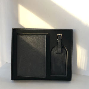 Etiqueta de Equipaje y Porta Pasaportes de Cuero Original para Maletas de Viaje, con Logotipo Personalizado, Elegante, para Avión o Crucero - Product Image 2