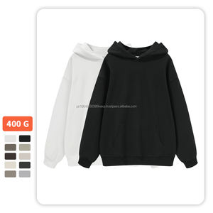 Venta al por mayor suéter de moda casual ropa de calle de algodón de gran tamaño hombres sudaderas con capucha de gran tamaño personalizado - Product Image 2