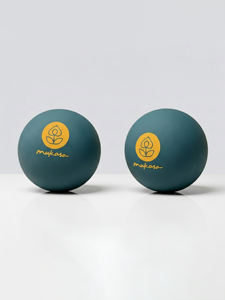 ชุดลูกบอลนวดแบบสองหัว TPR ยี่ห้อ Mukasa สำหรับฟิตเนส โยคะ คลายกล้ามเนื้อฝ่ามือ และฟื้นฟูกล้ามเนื้อ - Product Image 2