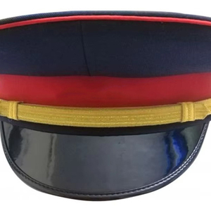 หมวกแก๊ปพนักงานขับรถ OEM สีน้ำเงินล้วน  วัสดุทำจากขนสัตว์ 100% เป็นมิตรกับสิ่งแวดล้อม  รับสั่งทำตามขนาด  พร้อมปักโลโก้บริษัท - Product Image 3