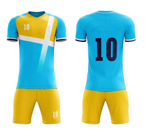 Fabricante OEM, Jersey de Fútbol Personalizado Unisex, Talla Grande, Nuevo, Transpirable, Uniforme de Fútbol de Alto Rendimiento, Venta al Por Mayor - Product Image 4