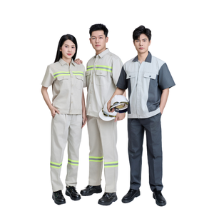 Prix usine – Vêtements de travail à manches longues, uniformes de soudeurs personnalisés avec logo, ensembles pour chantier, uniforme FMF – Faible MOQ - Product Image 1