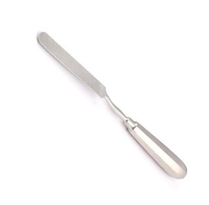 Lima de hueso ortopédica quirúrgica de acero inoxidable, raspador de hueso de doble y simple punta, instrumentos de cirugía ortopédica - Product Image 2