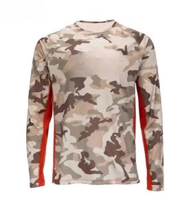 Camisa de Pesca de Manga Larga para Hombre, Estampado de Camuflaje, Protección UPF 50, Anti-UV, Poliéster, Estilo Pullover - Product Image 5