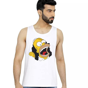 Camisetas sin mangas para hombre, sublimadas, lisas, de secado rápido, para correr, hacer ejercicio muscular, entrenamiento en el gimnasio, precio económico con personalización. - Product Image 1