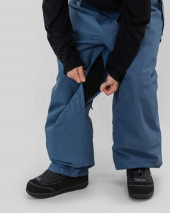 Blue Snow Pants Wide Leg <b>Waterproof</b> Ski <b>Trousers</b> Adjustable Waist Winter Outdoor Wear Loose Snowboarding Pants - Product Image 6
