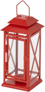 Farol de Hierro Resistente con Paneles de Vidrio, Color Personalizado, para Decoración del Hogar en Navidad, Pascua, Cumpleaños y San Valentín - Product Image 3