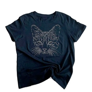 Washable super quick dry comfortable Women <b>Rhinestone</b> T-Shirt anti wrinkle best quality <b>top</b> trending new style Women <b>Rhinestone</b> - Product Image 1