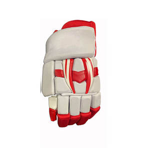 Professional Ice Hockey Gloves Black PU Material Durable <b>Hook</b> And Loop Closure Adult Size Solid Pattern - Product Image 6