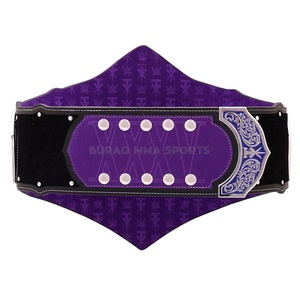 Ceinture de championnat BURAQ MMA SPORTS BRQ-BELT avec logo personnalisé, couleur personnalisée, plaques en laiton allié de 3 mm pour la lutte et la boxe - Product Image 4