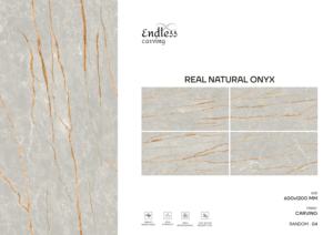 กระเบื้องพอร์ซเลนแกะสลักคุณภาพสูง ขนาดใหญ่ 600x1200 มม. สำหรับโครงการตกแต่งภายในที่อยู่อาศัยและเชิงพาณิชย์ - Product Image 2