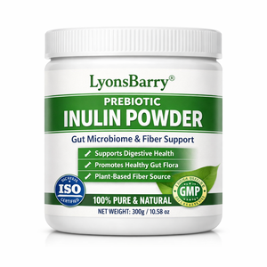 Lyonsbarry Inulina Prebiótica en Polvo para la Salud Intestinal y el Apoyo Inmunológico, Salud Digestiva, Marca Privada OEM, GMP - Product Image 1