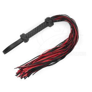 High Quality High Quality PU Leather Horse Riding Whip for Outdoor Training Custom Logo Equestrian Riding Racing <b>Flogger</b> - Product Image 2
