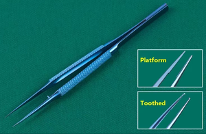 Juego de microcirugía de titanio de 4 piezas de primera calidad, instrumentos oculares y neurológicos ultraligeros para cirugía microvascular oftálmica - Product Image 4