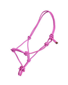 Laisse d'entraînement réglable en corde de nylon tressée personnalisée pour cheval, laisse douce à nœuds pour l'équitation - Product Image 1