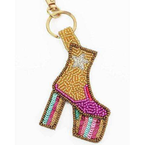 Handcrafted Simple Durable Woven Multi-Strand Leather Zinc Alloy Carabiner Keychain Rectangular Artisan Designed Alphabet Purses - Product Image 4