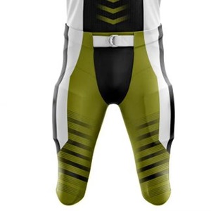 Maillot de football américain personnalisé pour homme, noir, olive, blanc, numéro 23, col en V, manches courtes, ensemble uniforme en polyester anti-humidité - Product Image 6