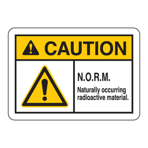 Precaución N.O.R.M. Señalización de Material Radioactivo - Tablero de Tráfico Reflectante de PVC para Instalaciones Industriales e Investigativas - Product Image 3