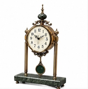 Horloge de bureau mécanique moderne de luxe, unique, pour collectionneurs, amoureux de la décoration intérieure, cadeau idéal pour anniversaire et nouvelle maison, sonnerie horaire - Product Image 2
