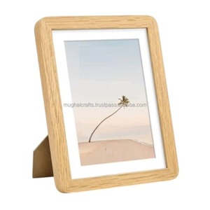 Cadre photo en bois très demandé pour photos personnalisées, portraits de famille, photos de mariage, affichage sur table ou mural pour anniversaire - Product Image 3