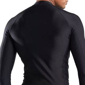 <b>For</b> Custom Logo <b>Men's</b> <b>Compression</b> MMA Rash Guard Quick Dry UPF50+ Eco-Friendly Anti-Bacterial Breathable 160g - Product Image 4