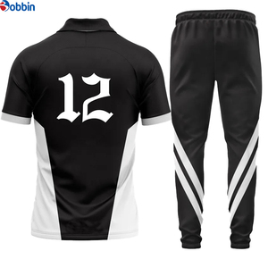 ชุดเสื้อฟุตบอลคอกวีแขนสั้นคุณภาพสูงพร้อมโลโก้สั่งทำพิเศษ บริการ OEM ตัดเย็บอัตโนมัติ ชุดกีฬาคริกเก็ตสำหรับทุกฤดูกาล - Product Image 6